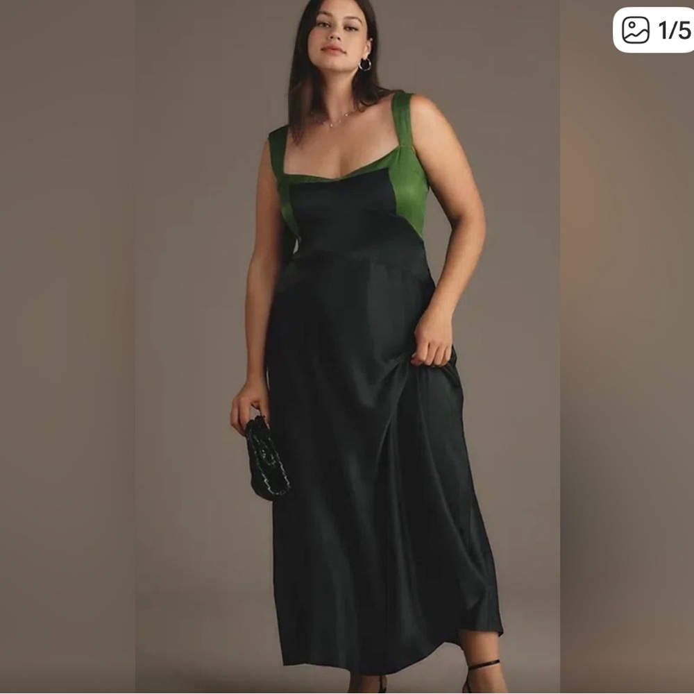 Elegant Green Women's Dress